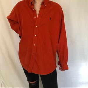 RALPH LAUREN CORDUROY BUTTON DOWN